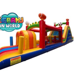 Sports Stadium Inflatable Obstacle Course