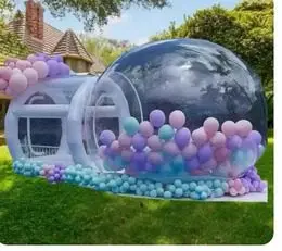 Clear Bubble Dome House with Ball Pit – Party Rental Clear Bubble Dome House with Ball Pit – Party Rental